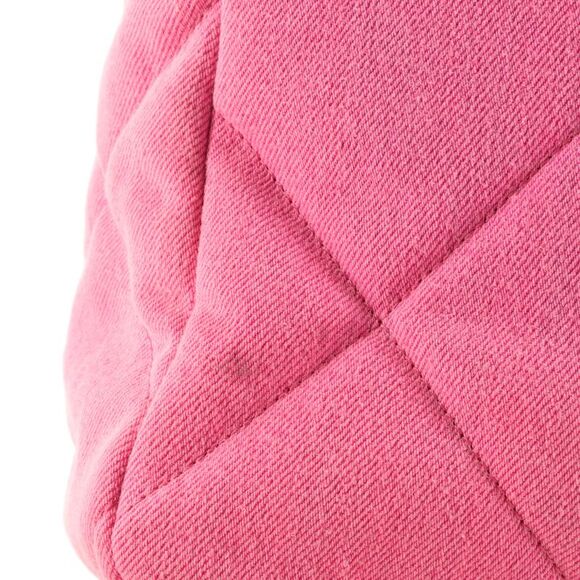 Chanel 19 Flap Bag Quilted Denim Large Pink - Picture 6 of 7
